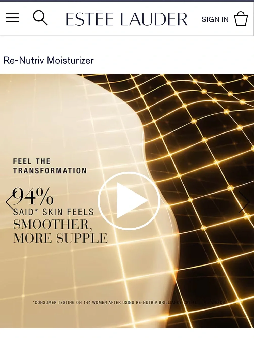 Estée Lauder are-Nutiv ultimate diamond creme
